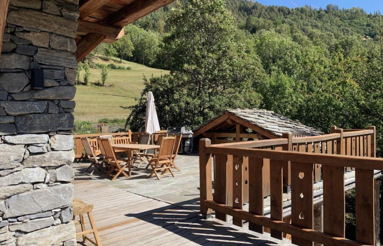 Chalet Ruitor, Chalet 500 M2 Luxueux De Caractere Sainte-Foy-Tarentaise Exteriör bild