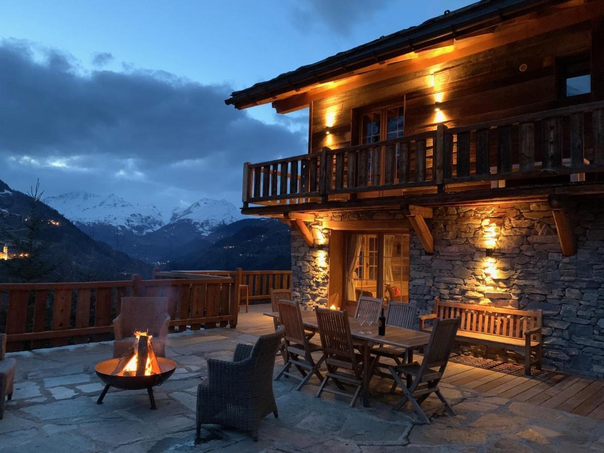 Chalet Ruitor, Chalet 500 M2 Luxueux De Caractere Sainte-Foy-Tarentaise Exteriör bild